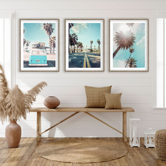 Summer Sonne Kalifornien Poster Set | Reframed
