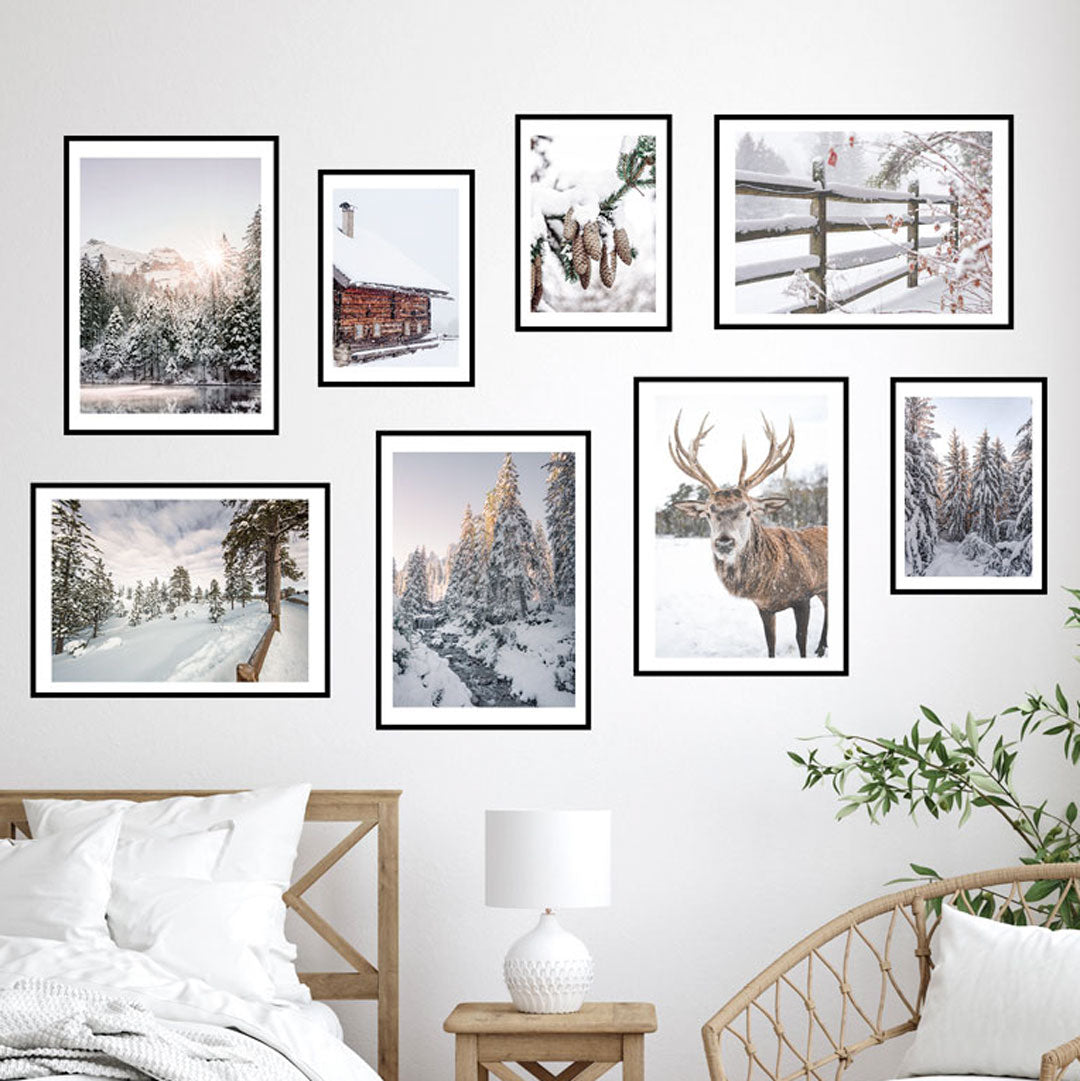 Winter Super Wall - 8-teiliges Winter Poster Set | Reframed